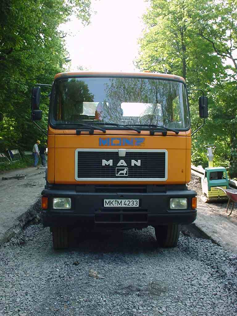 MAN LKW beim Einsatz